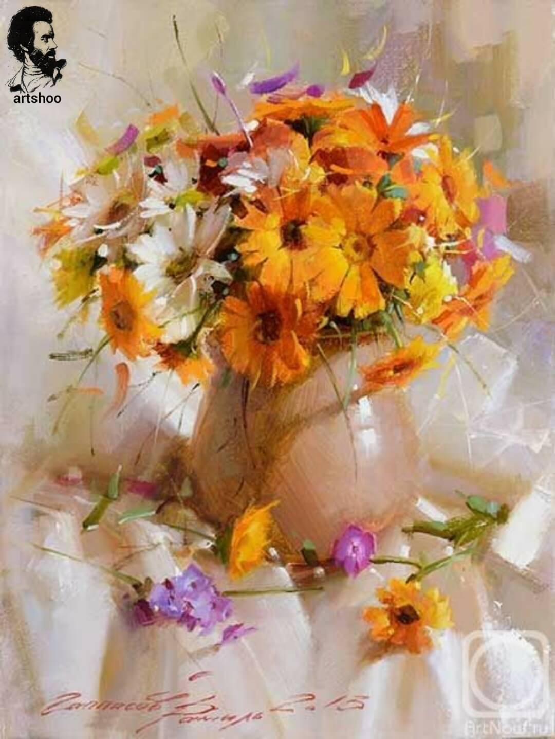 آموزش نقاشی رنگ روغن